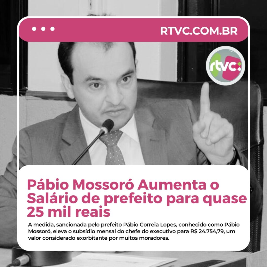 Aumento Salarial de Prefeito VAI PRA 25 MIL e Gera Indignação em Valparaíso de Goiás