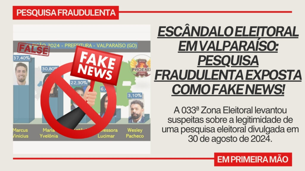 Escândalo Eleitoral em Valparaíso: Pesquisa Fraudulenta Exposta como Fake News!