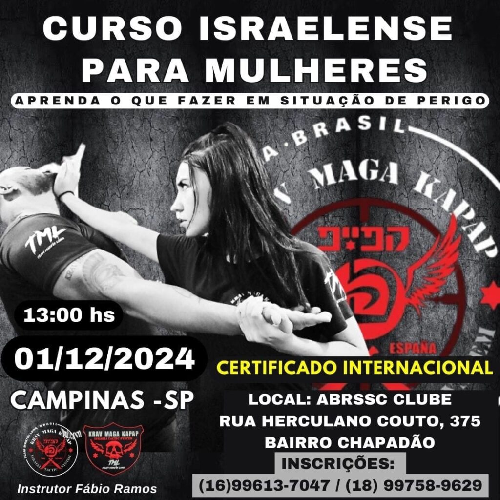 Curso Israelense para Mulheres em Campinas: Aprenda a Lidar com Situações de Perigo