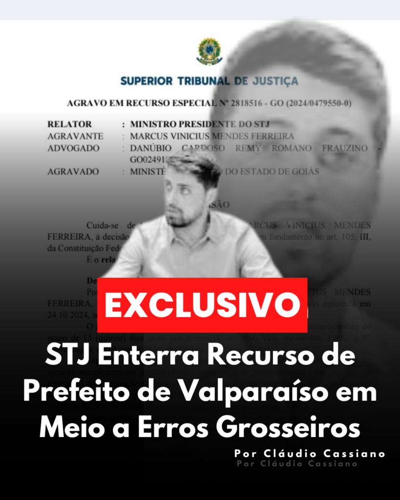 A Arte de Perder: Como a Inépcia Processual Enterrou o Recurso de Marcos Vinicius no Caso de Improbidade Administrativa